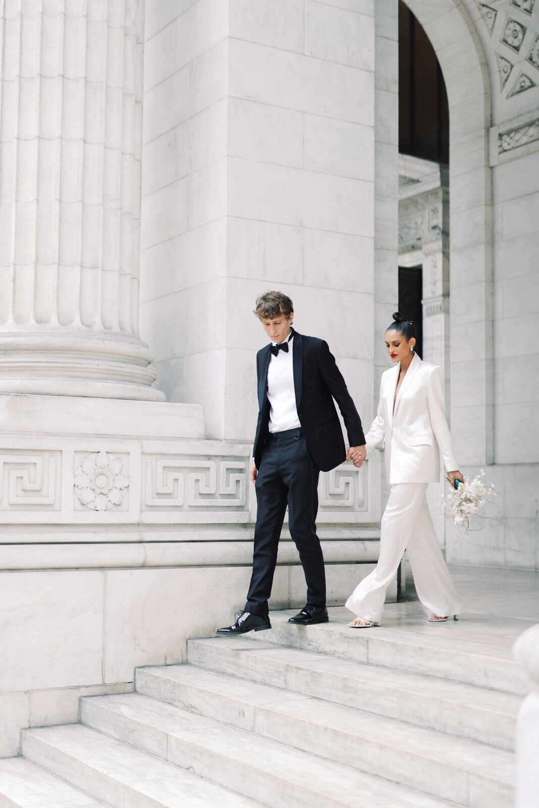 Luxe Film Wedding Photography at the New York City Public Library 20