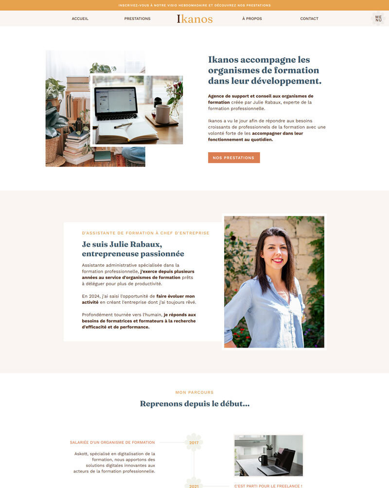 Site assistante de formation
