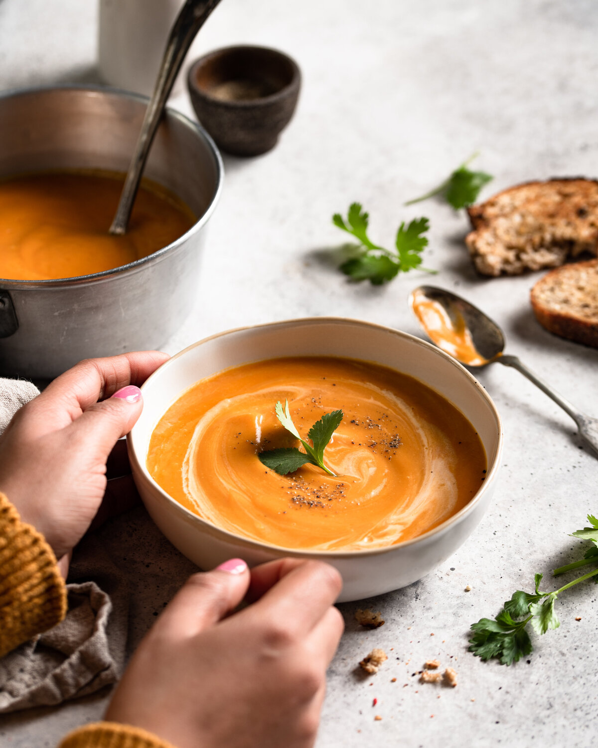 carrot and cilantro soup (2 of 4)