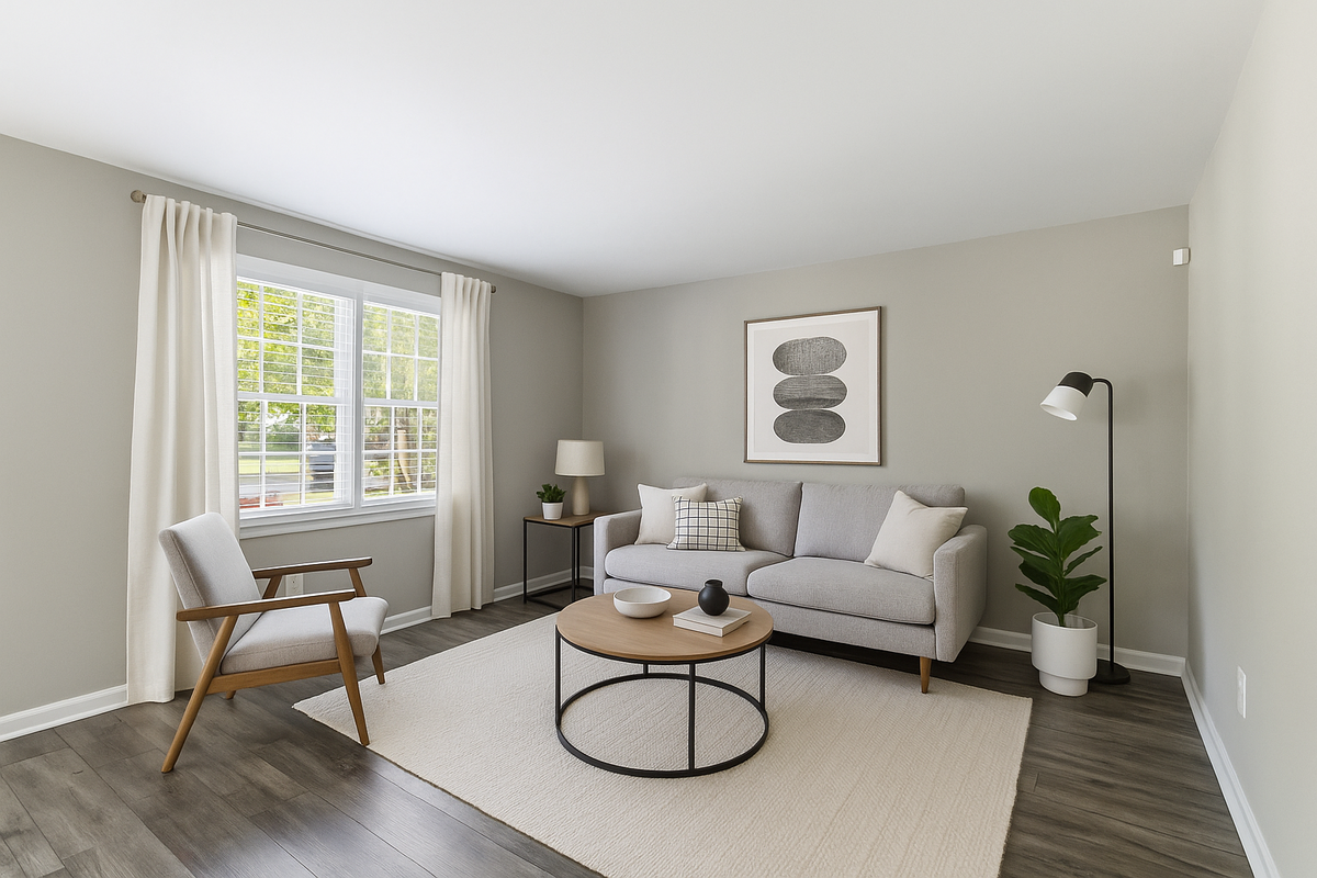 Staged Living Room