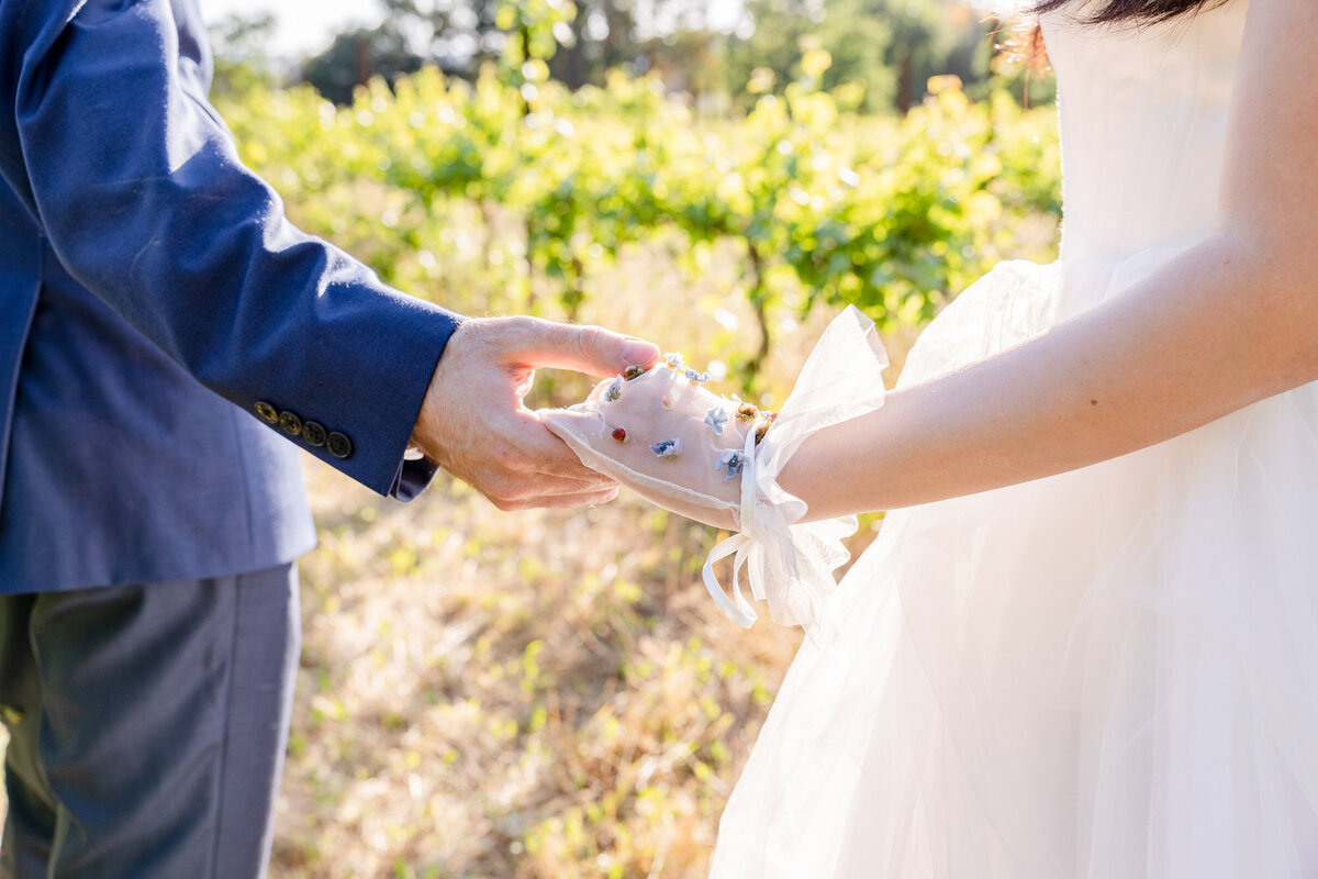 SF Bay Area Gilroy Vineyard Winery Wedding