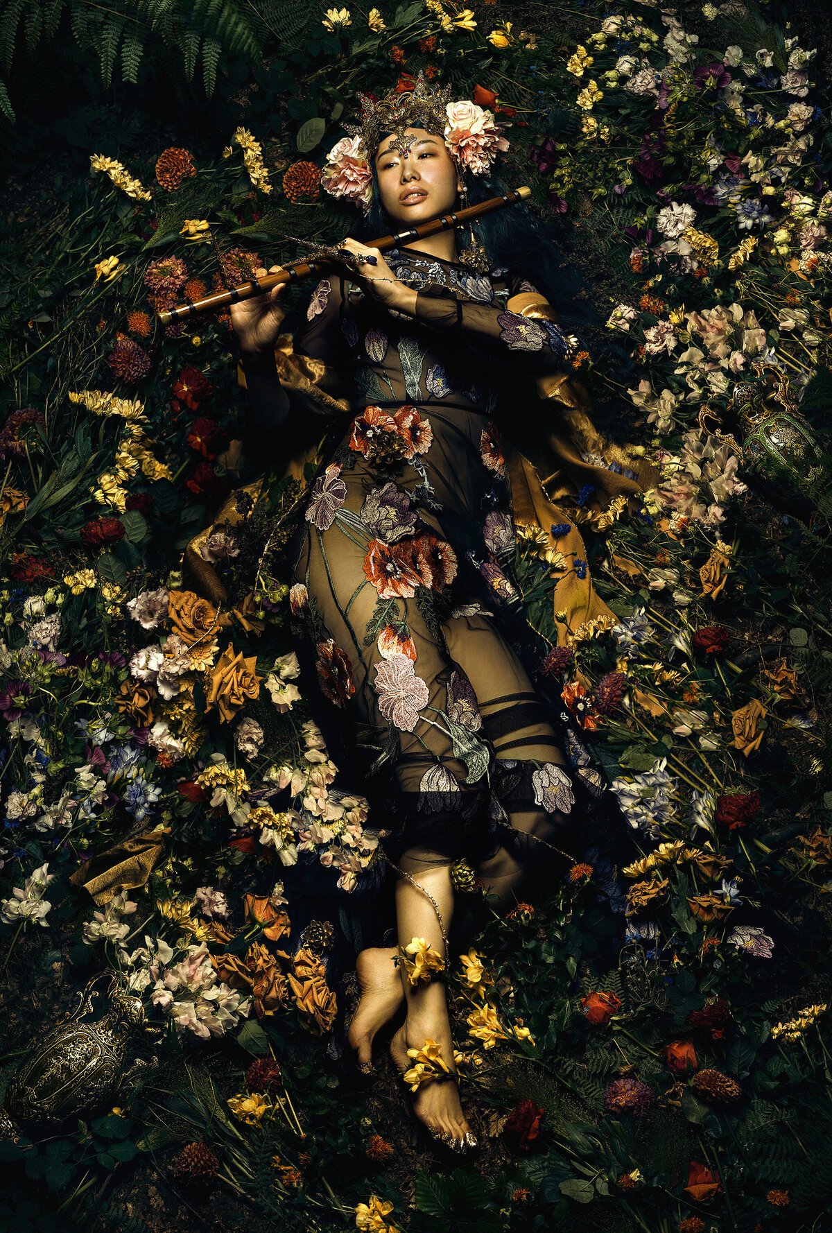 Golden Flower by Bella Kotak