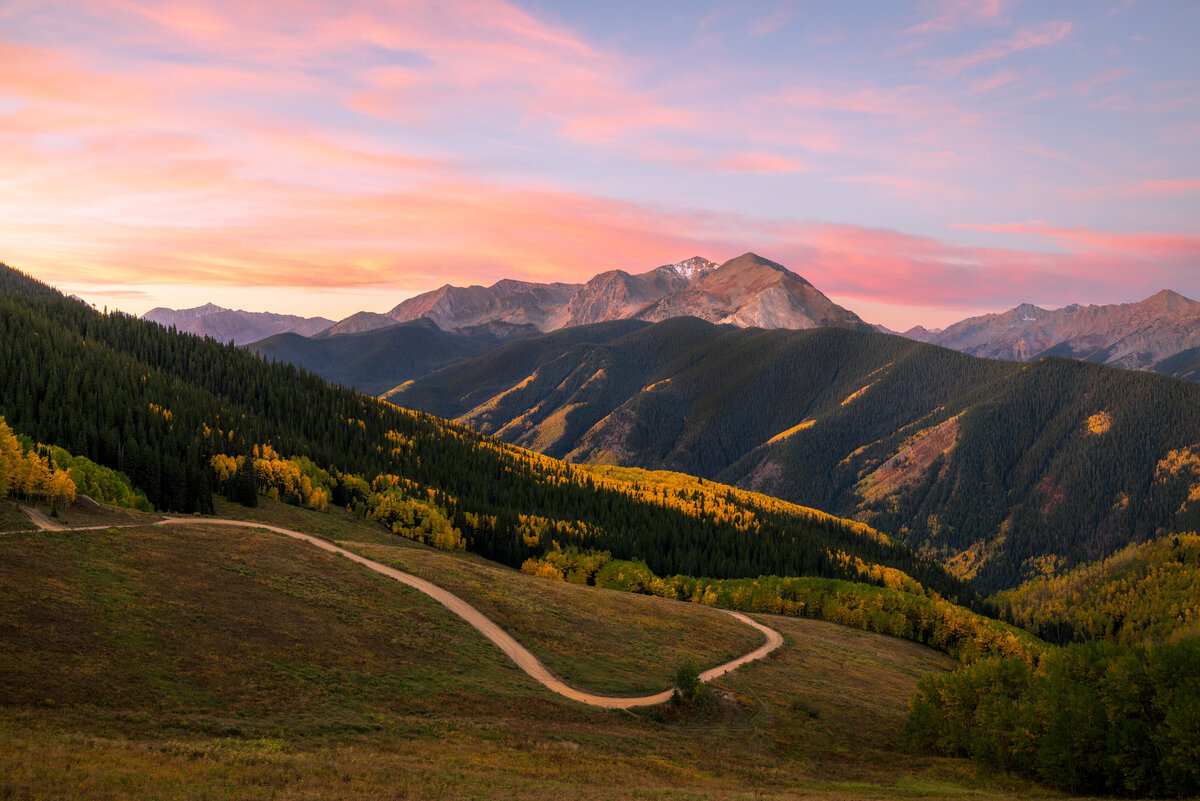 Annie's Road Fall Sunrise