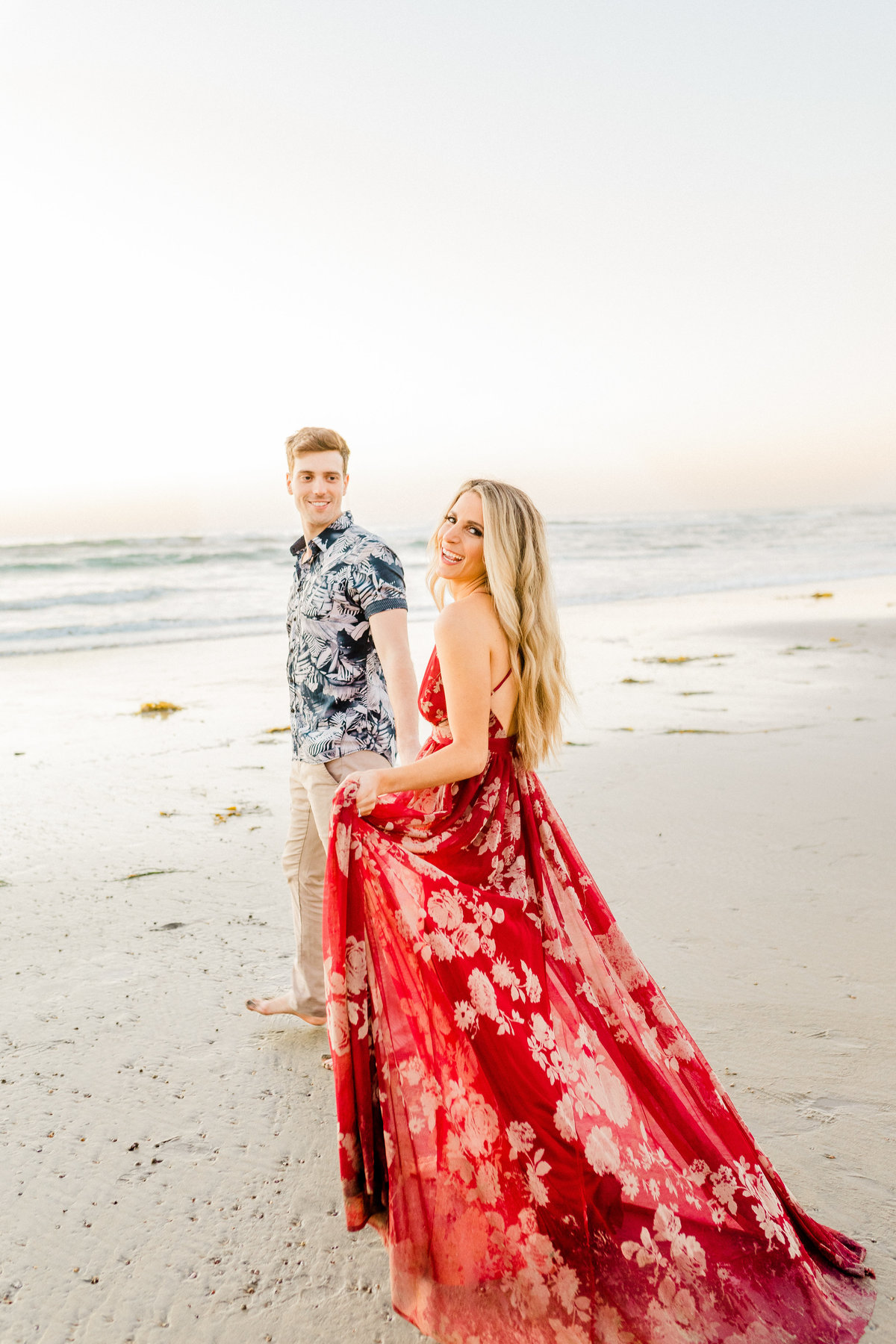 Samantha and Rodrigo Torrey Pines Engagement Session