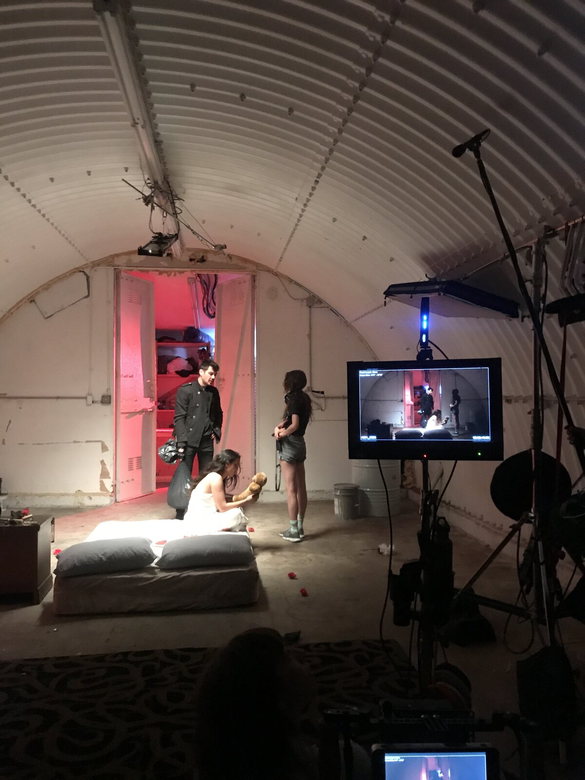 Behind the scene photos from HILMV film