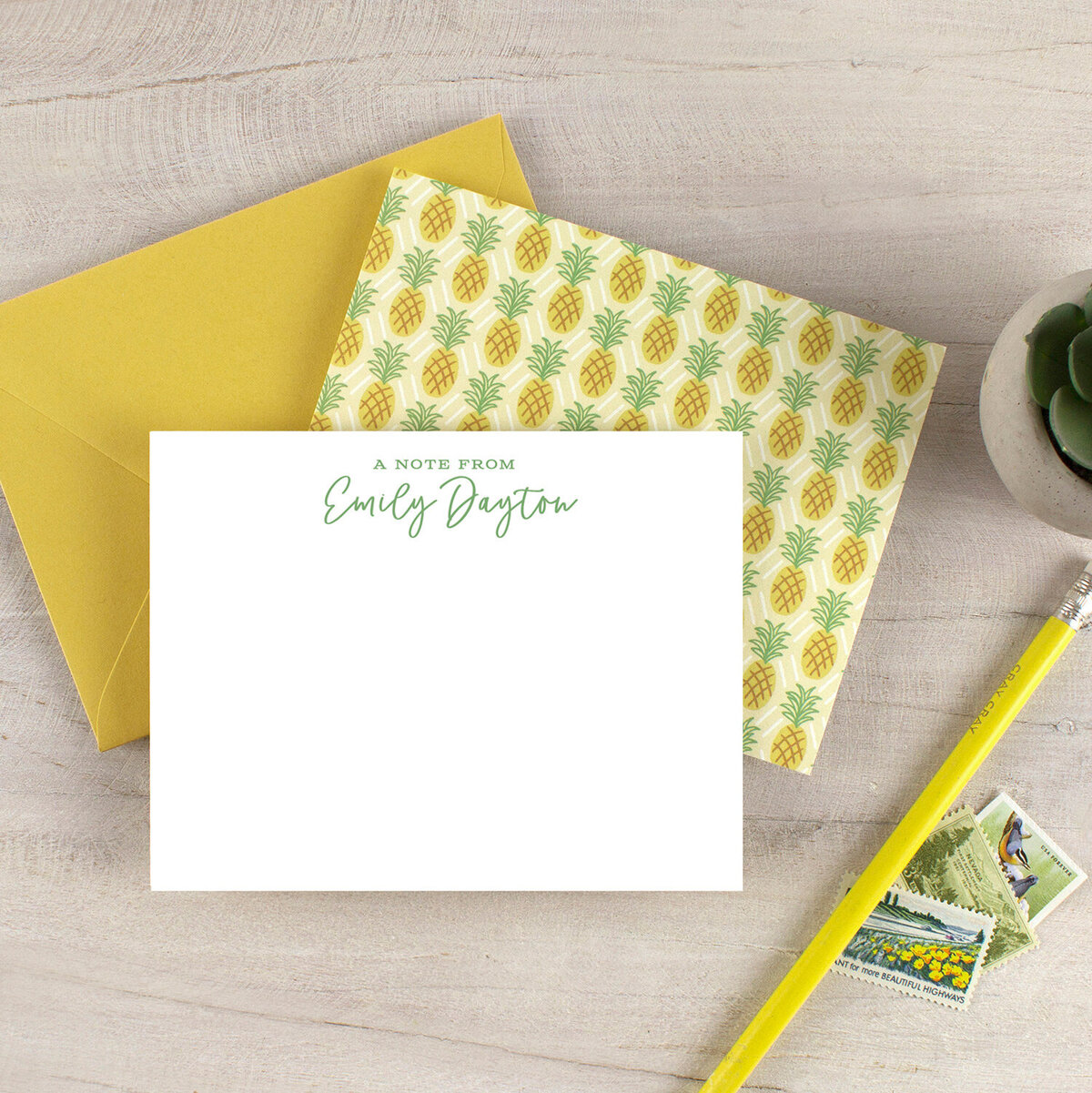 Devon-Design-Co_Pineapple-Notecards
