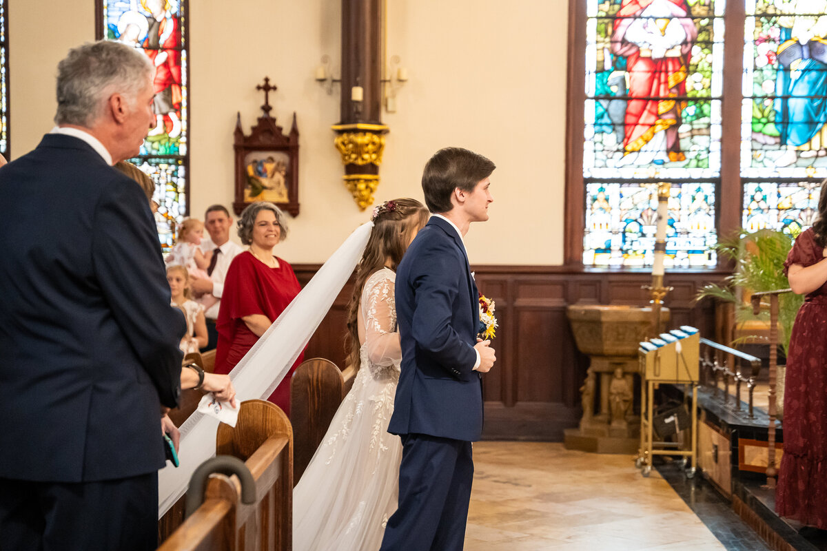 St Mary's Cathedral Wedding Austin Texas