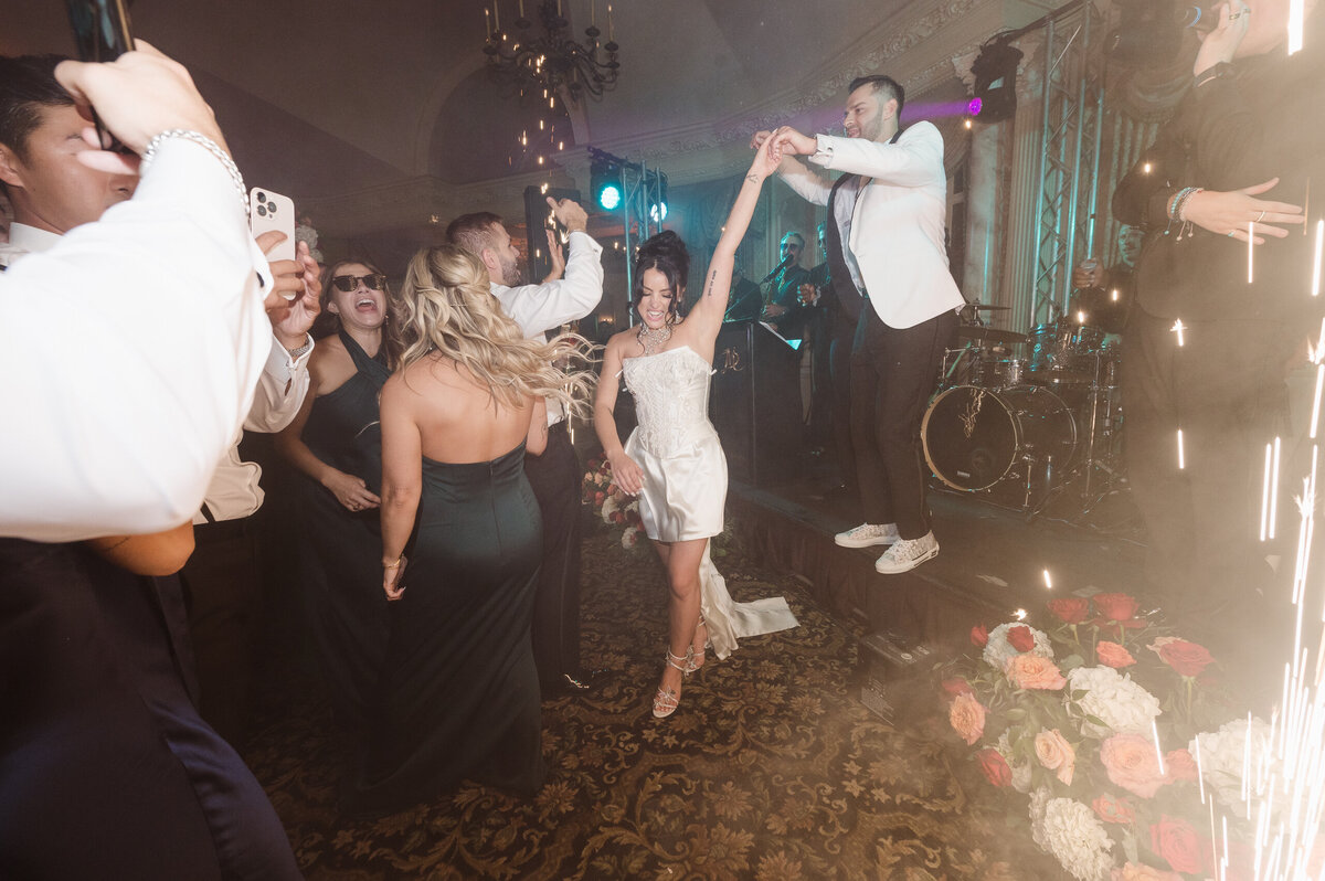 wedding reception at the pleasantdale chateau in north jersey photos by the best photographer suess moments