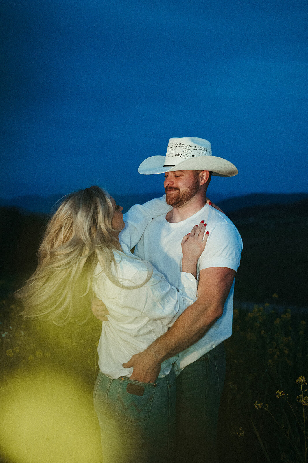 presley-gray-nighttime-western-montana-engagement9896