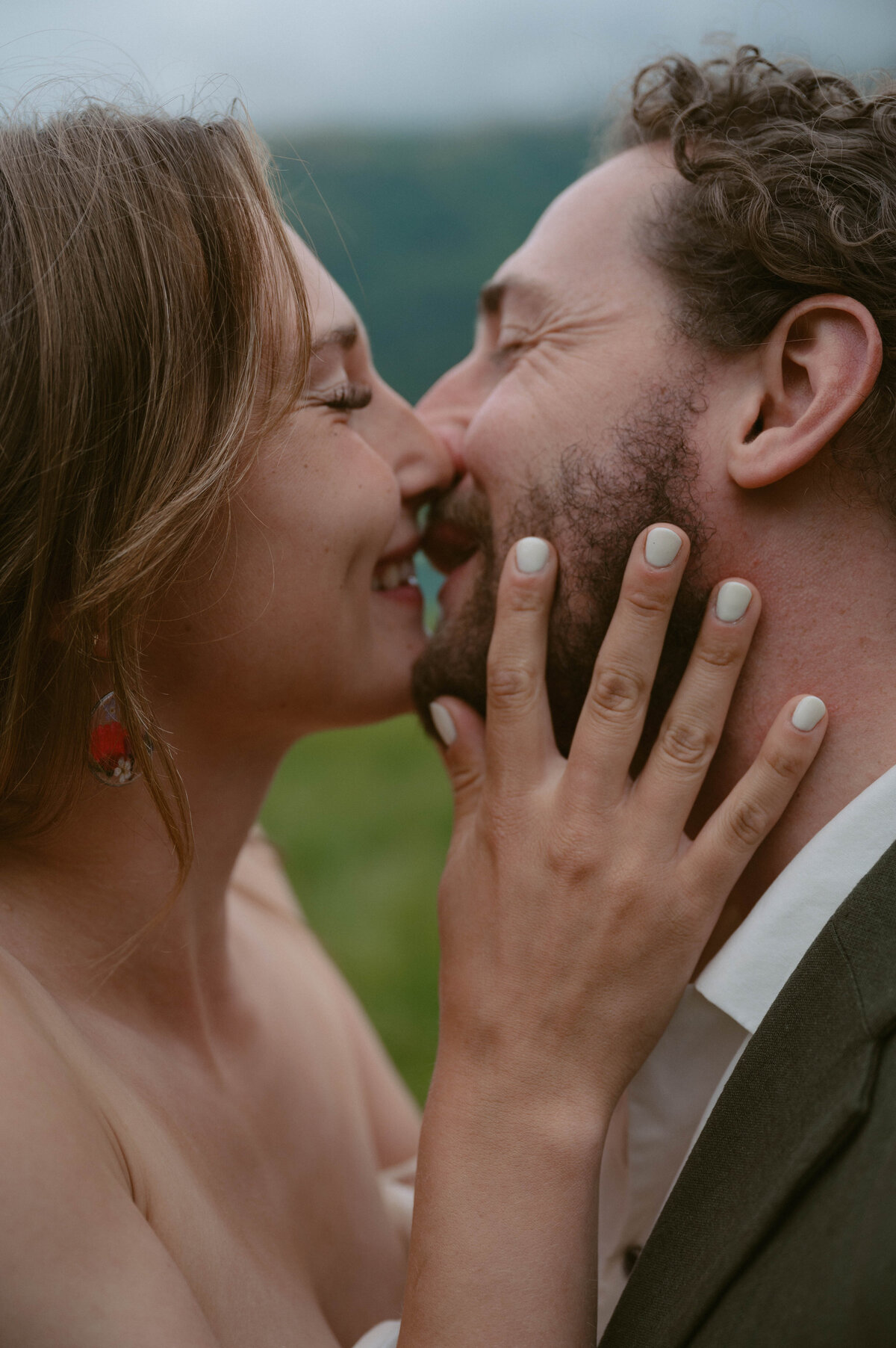 Couple kissing