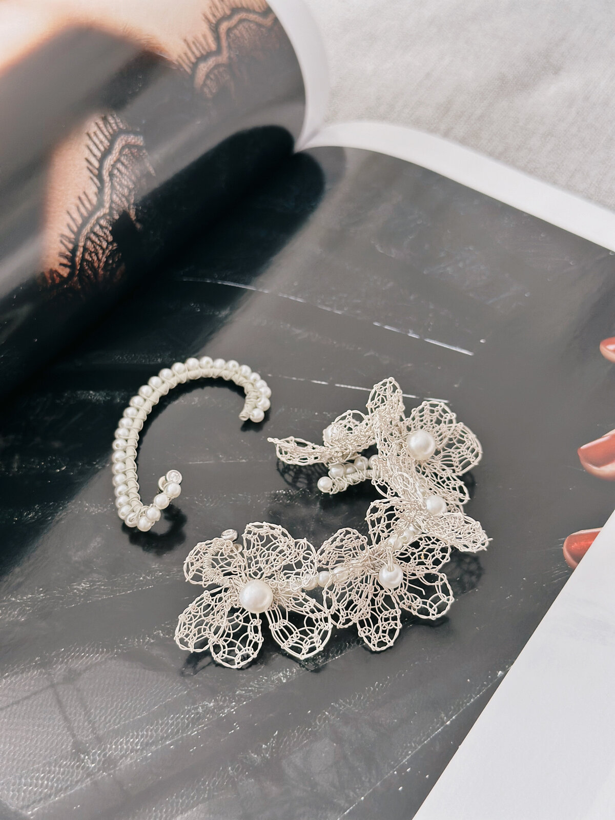 One-of-a-kind bridal hair jewelry, handcrafted for a refined wedding look