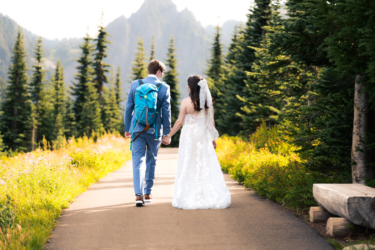 Mt Rainier National Park Elopement Photographer