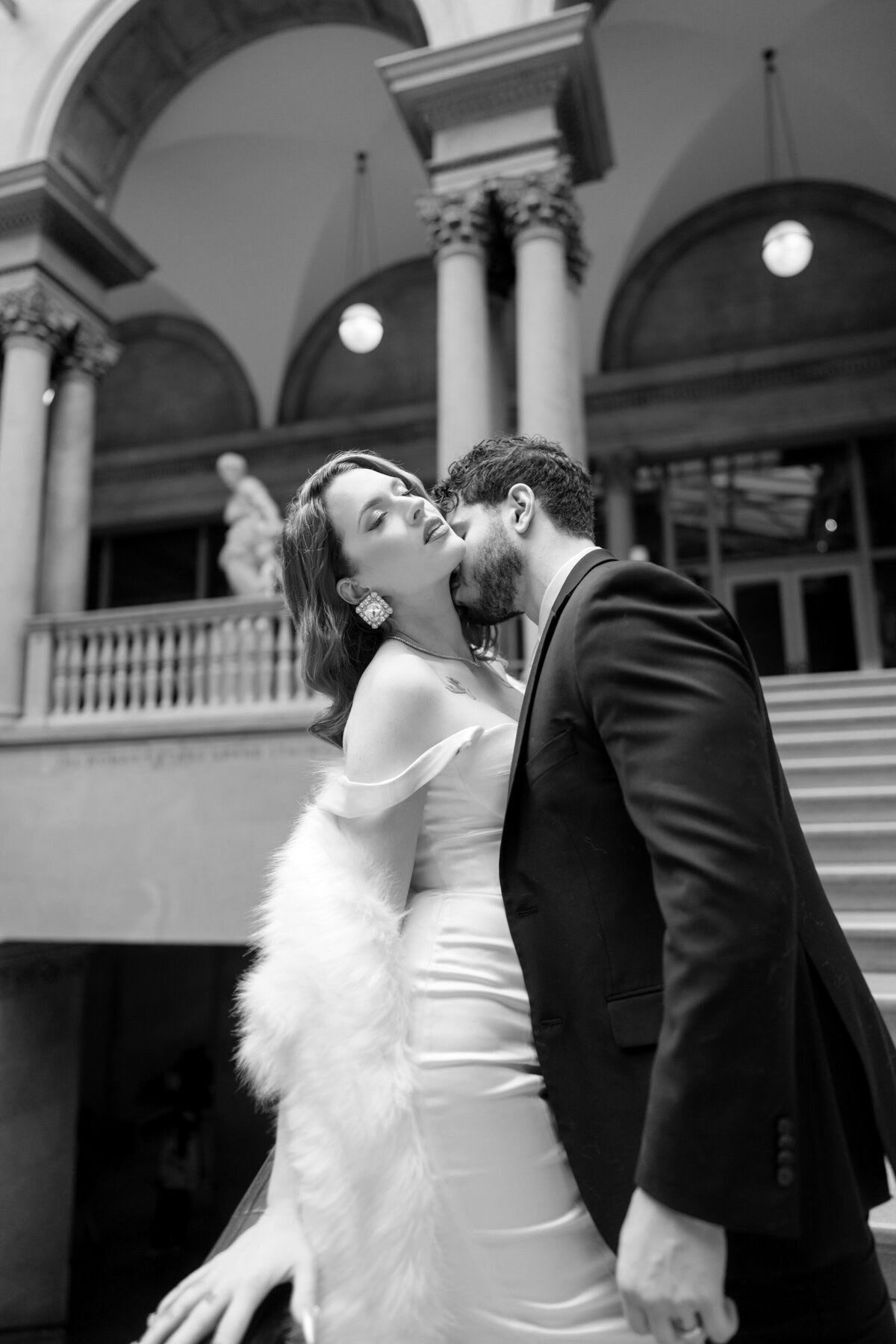 Berlez-Aspen-Avenue-Chicago-Wedding-Photographer-Glam-Atelier-Clair-De-Lune-Vintage-Bob-Mackie-Sheer-Beaded-Gown-Luxury-Engagement-Art-Institute-of-Chicago-South-Garden-76