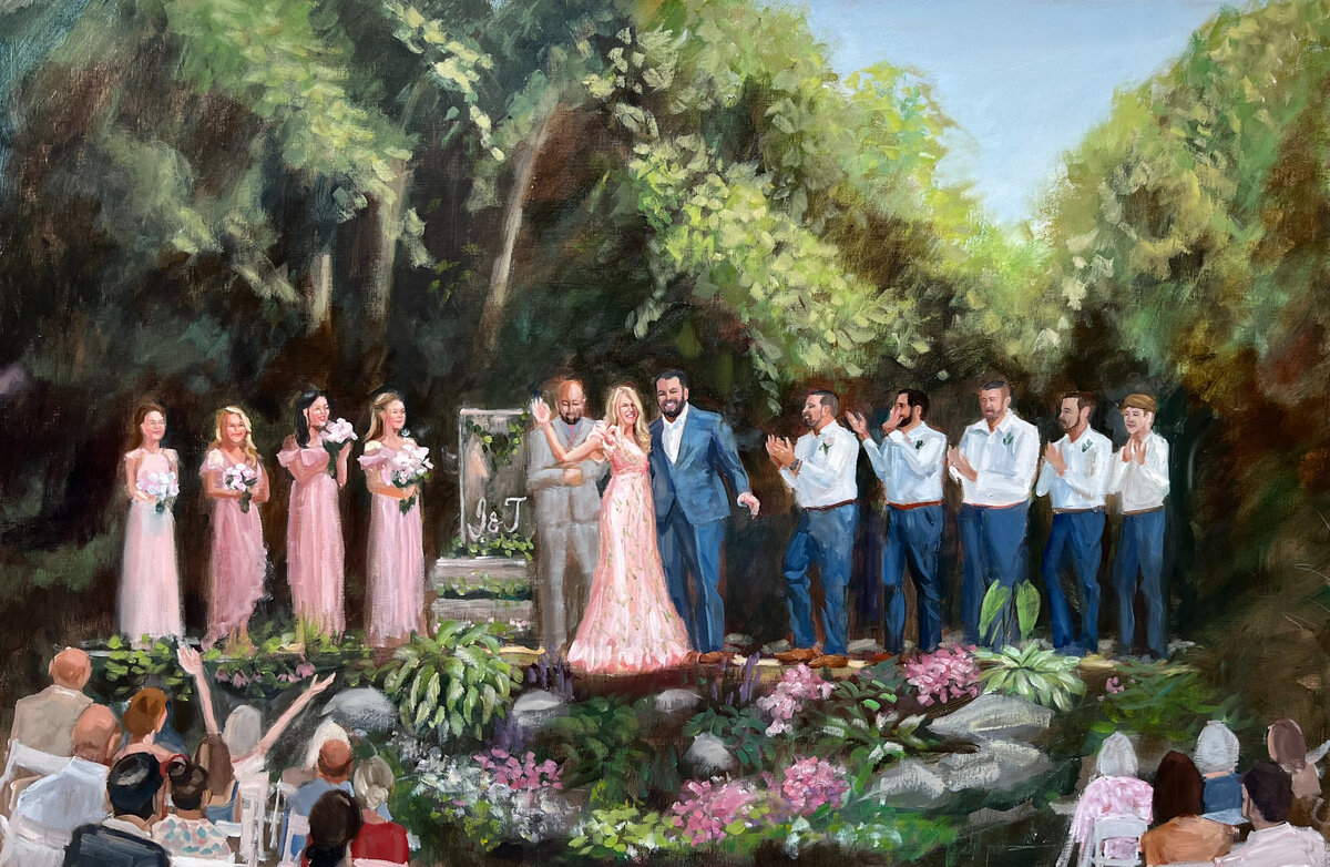 Tasmine and Jeffrey's Garden Wedding Ceremony