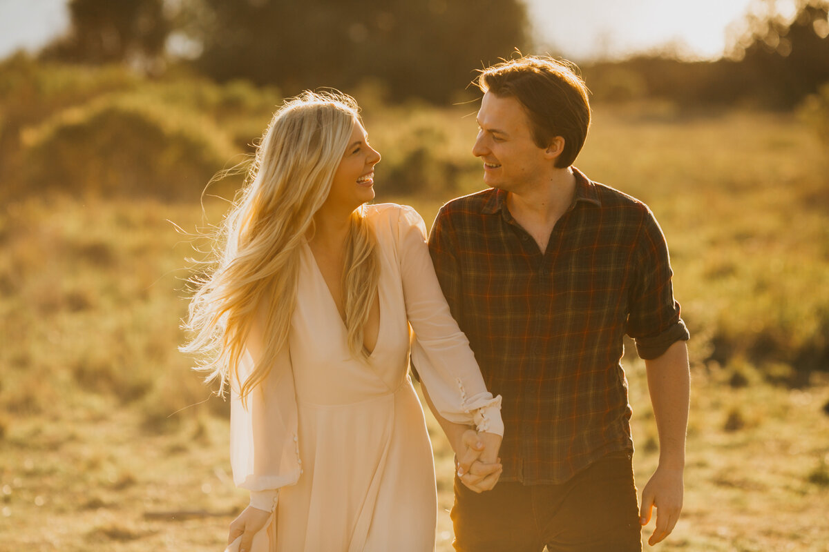Engagement photo of a lovely couple