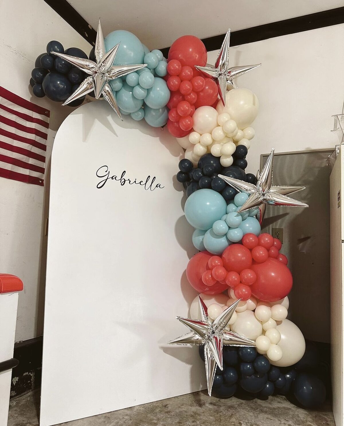 Balloons on Arch