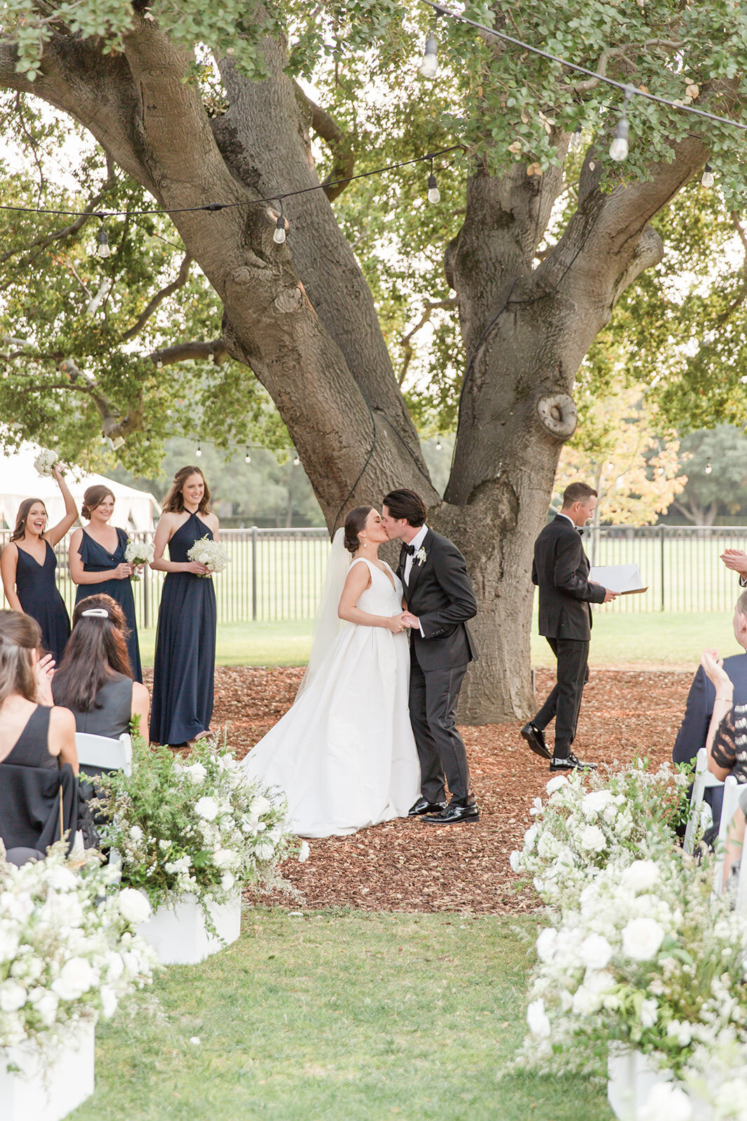 Menlo Circus Club Tented Wedding Ceremony