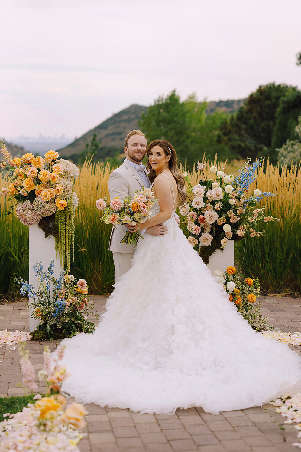 The Manor House Wedding Photographer Littleton Colorado CO Denver Best Timeless Film Luxury Estes Park Colorado Liz Osban Photography Same Sex Queer Colorful Mountain 23