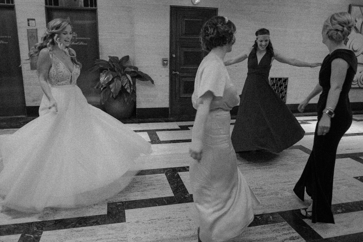 victorian house indoor rain wedding-21