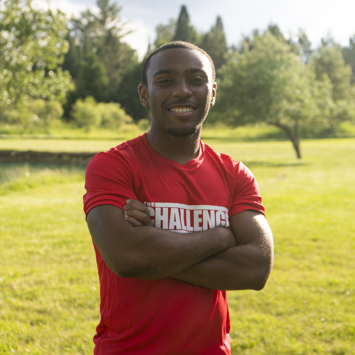 Headshot of a competitor on a fan-made version of "The Challenge"