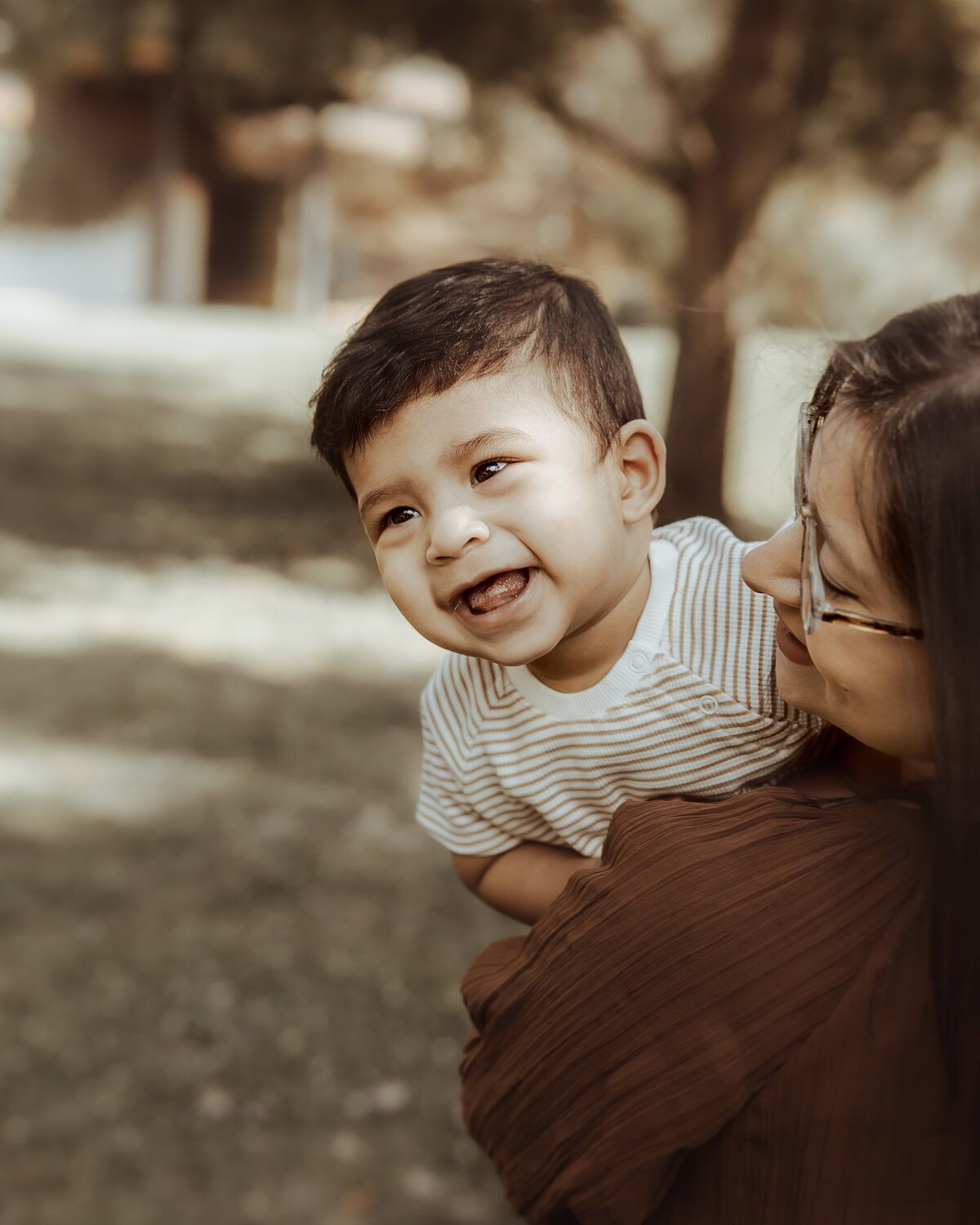 Los Angeles Mom Holding Baby