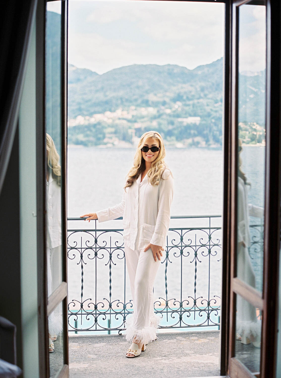 Bride in her robes