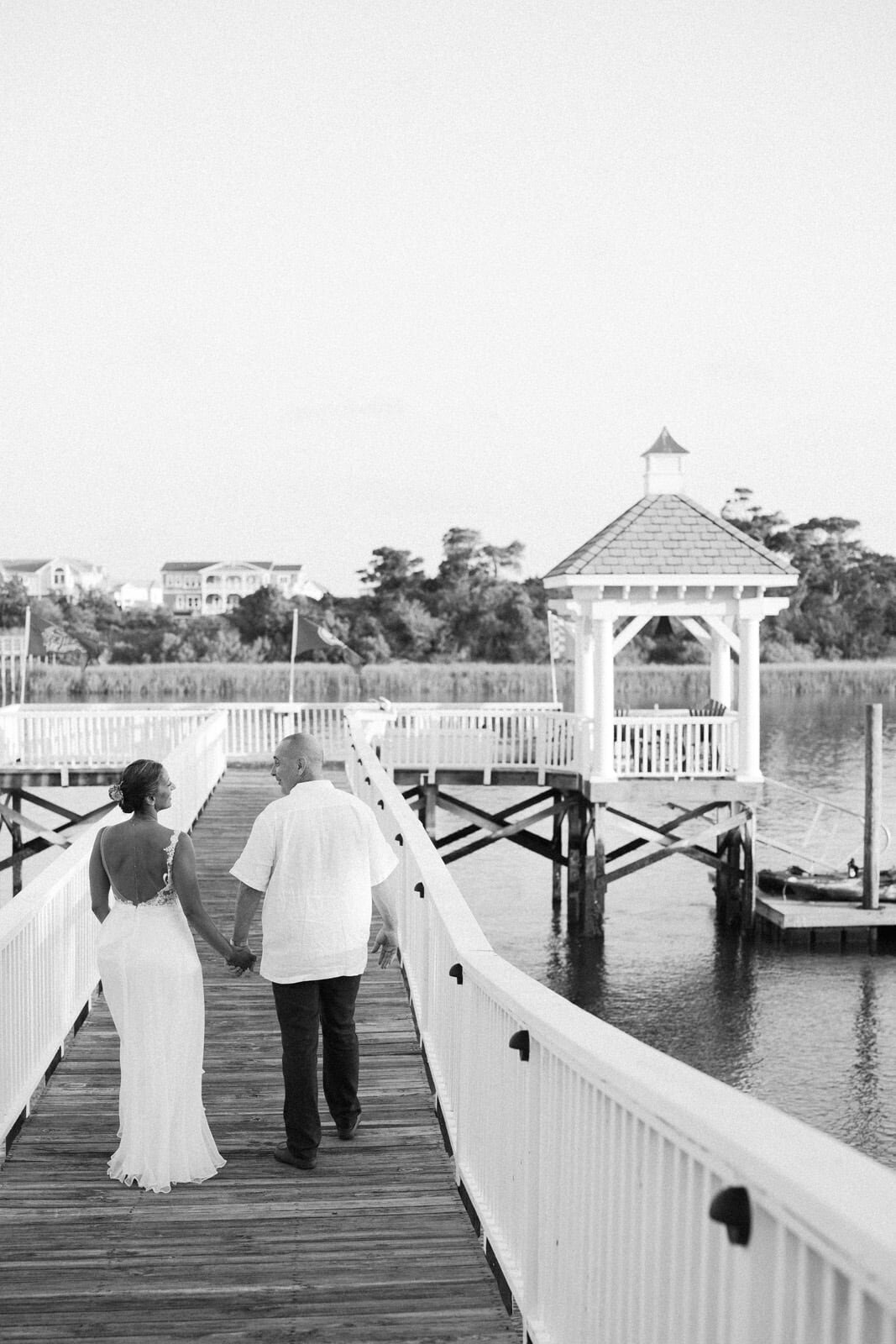 Southport NC Wedding | Blue Satin Bee 53