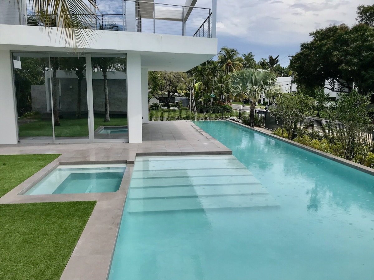 Swimming pool and spa
