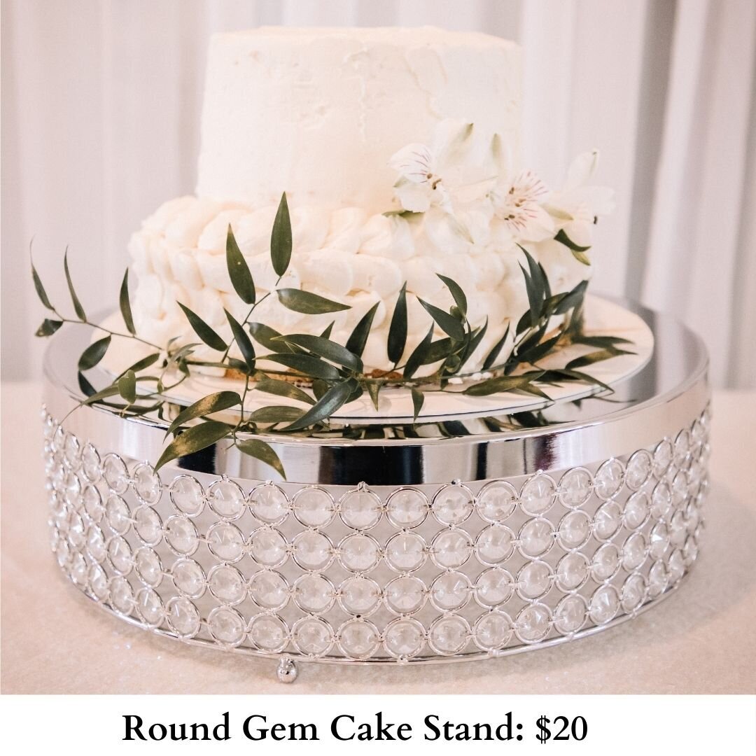 Round Gem Cake Stand-616
