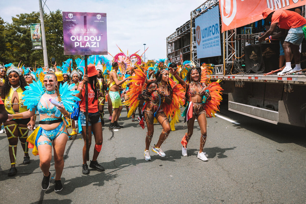 Photos of Masqueraders from Toronto Carnival 2023 - Sunlime Mas Band - Medium Band of The Year 2023-102