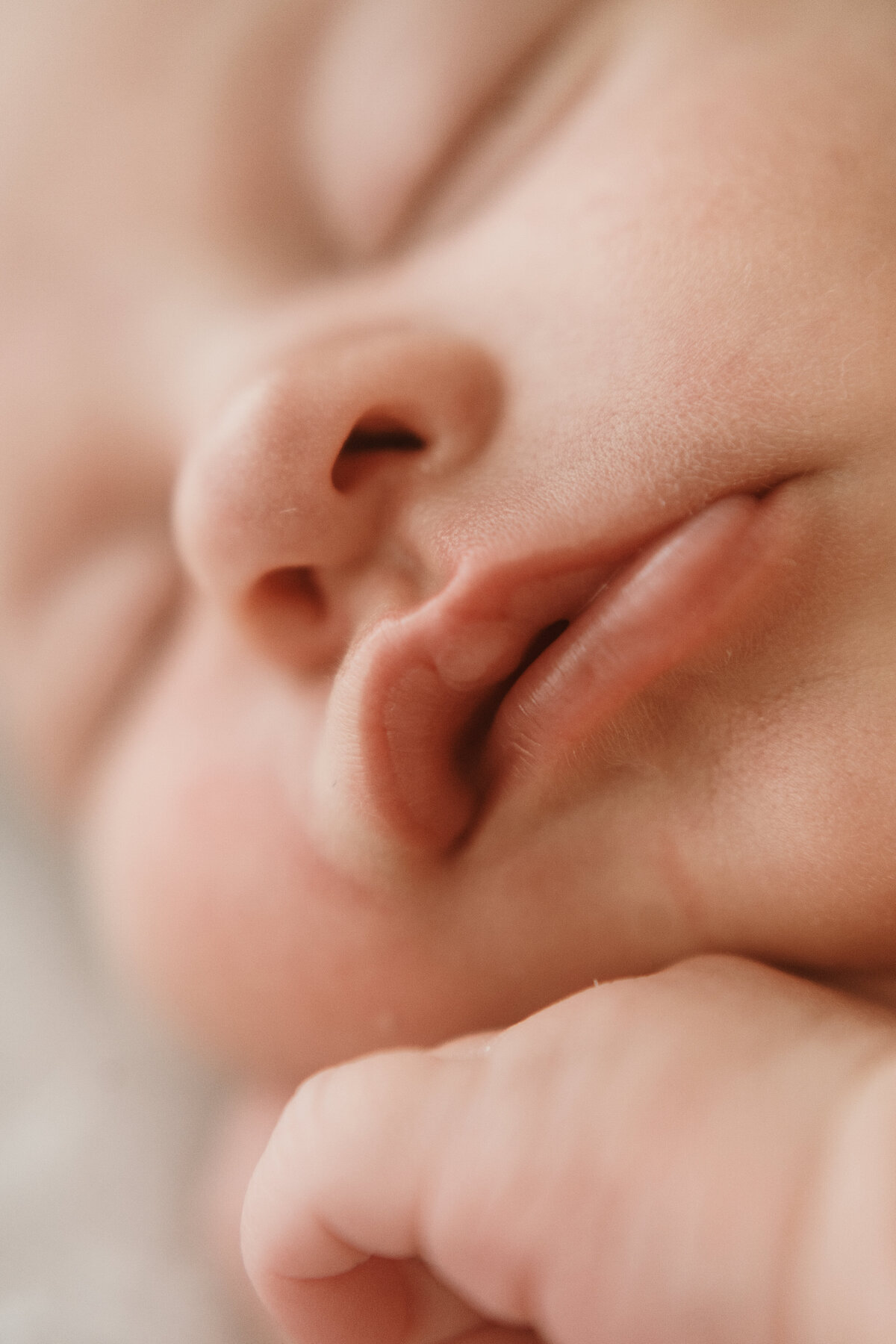 Close up of baby mouth