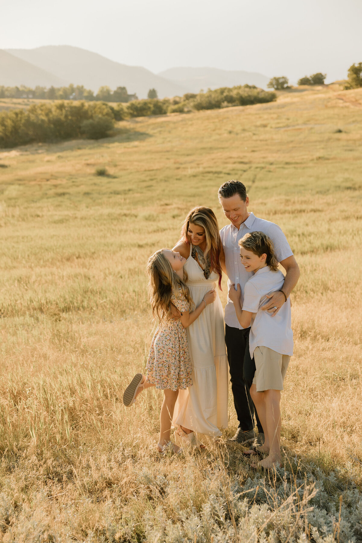 Colorado  mountain family photoshoot