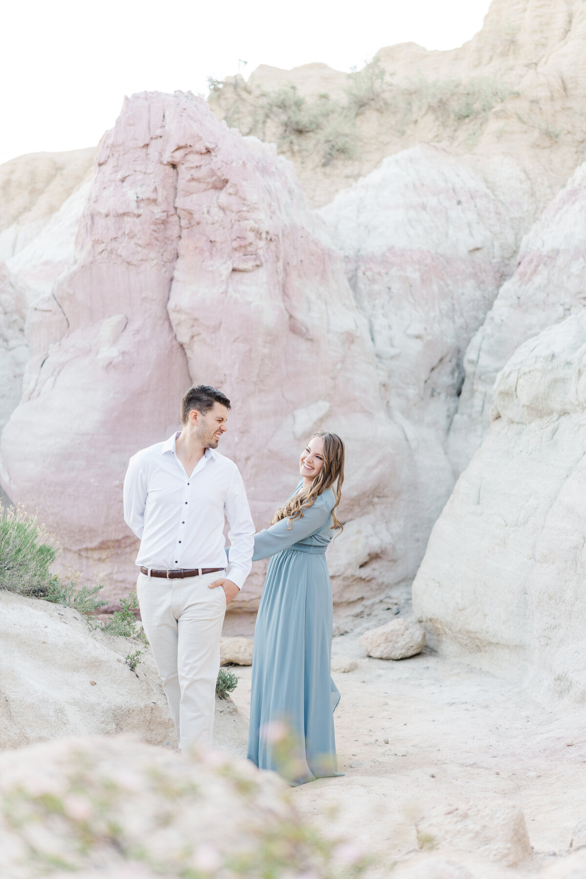 Paint Mines Interpretive Park El Paso Colorado Engagement Session Light and Airy Romantic Pictures Elena Spraguer Photography 0063