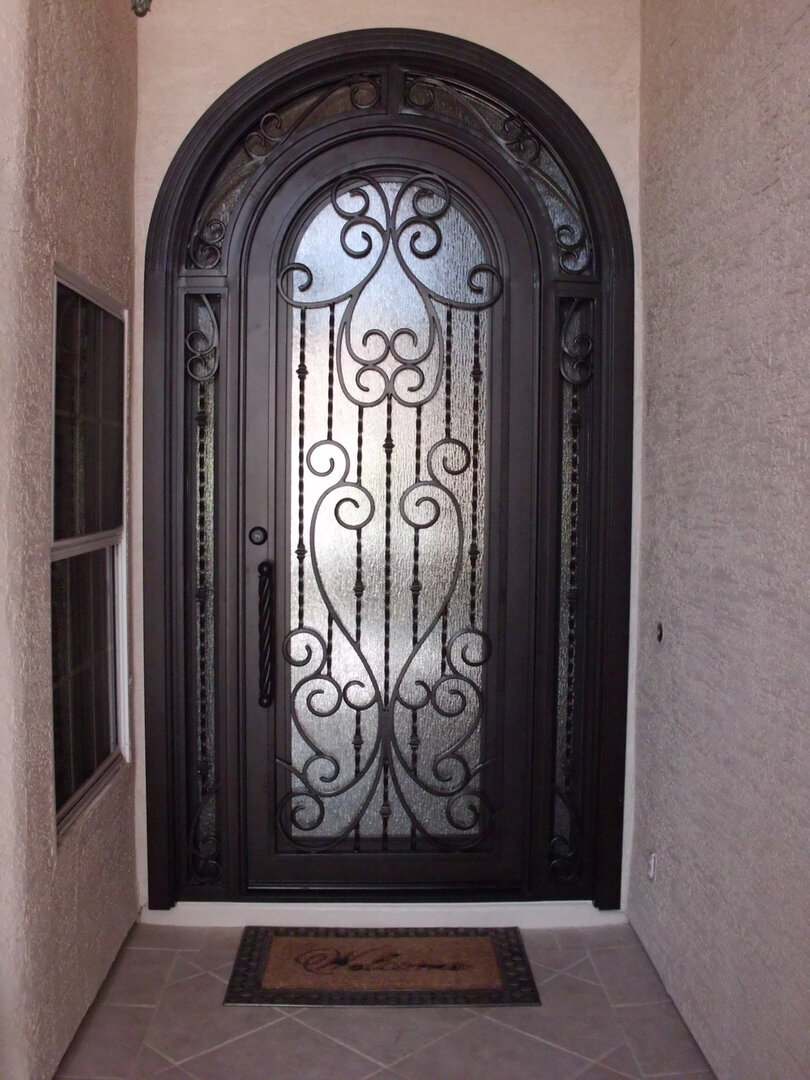 Interior-steel-security-doors-with-wrought-iron-decorative-elements