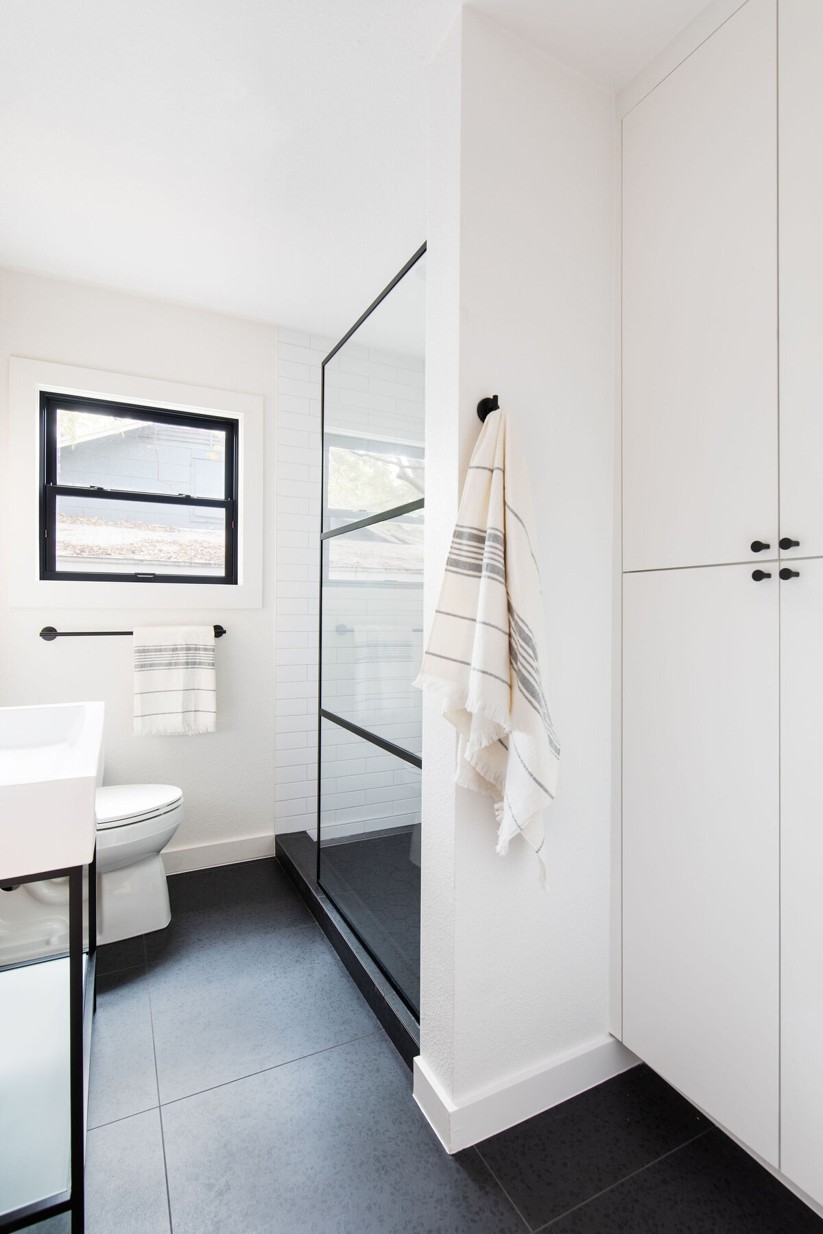 modern chic posh bathroom remodel rental design 2