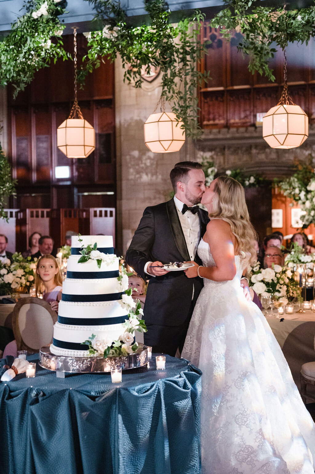 University Club Wedding with Blue Details_84