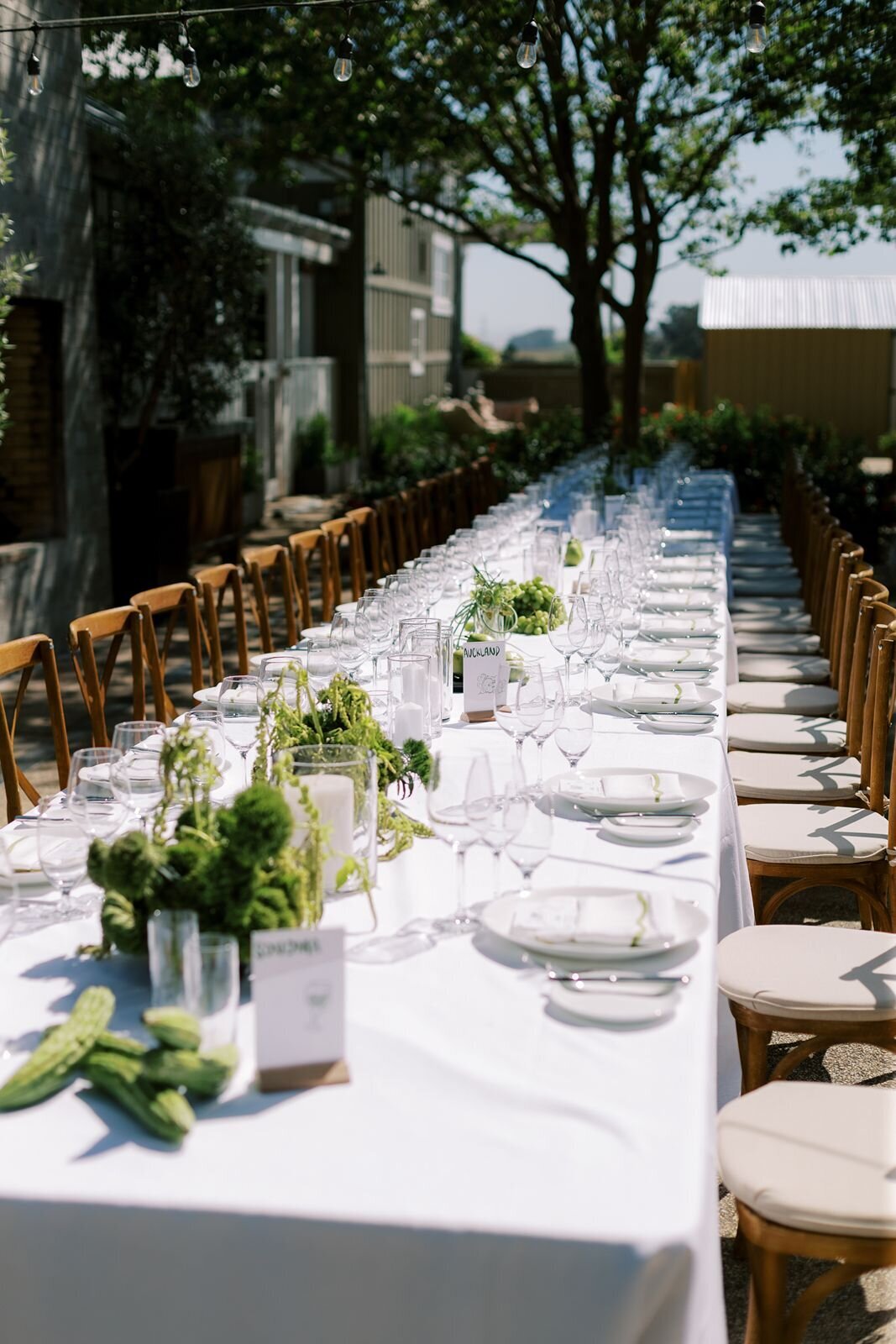 long-tablescape-green