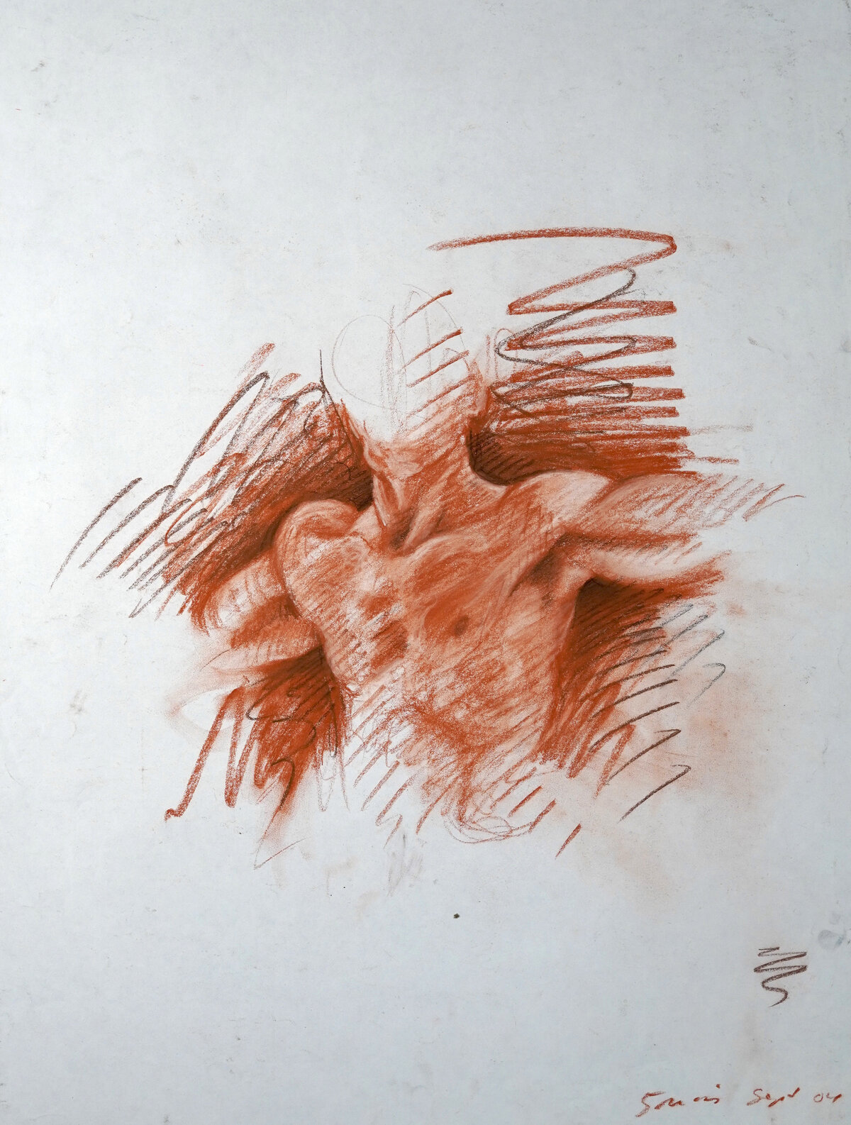 Brent Ray Fraser Figurative Nude Drawing 2001 - 14