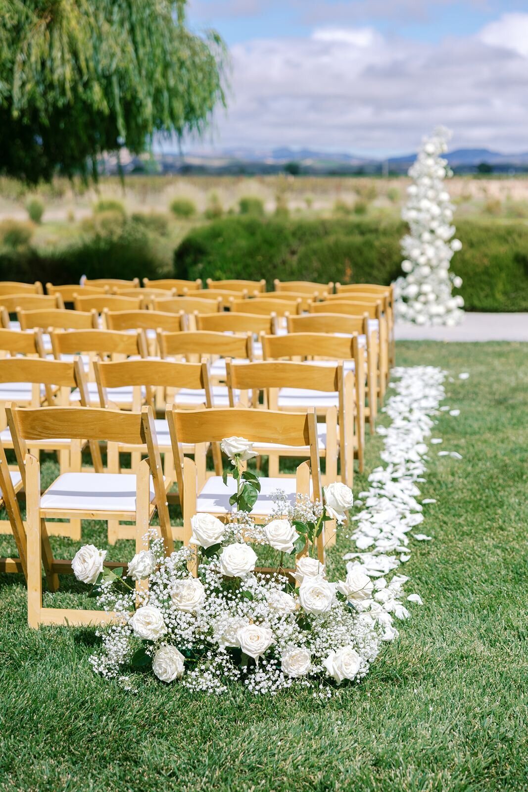 white-florals-wooden-chairs