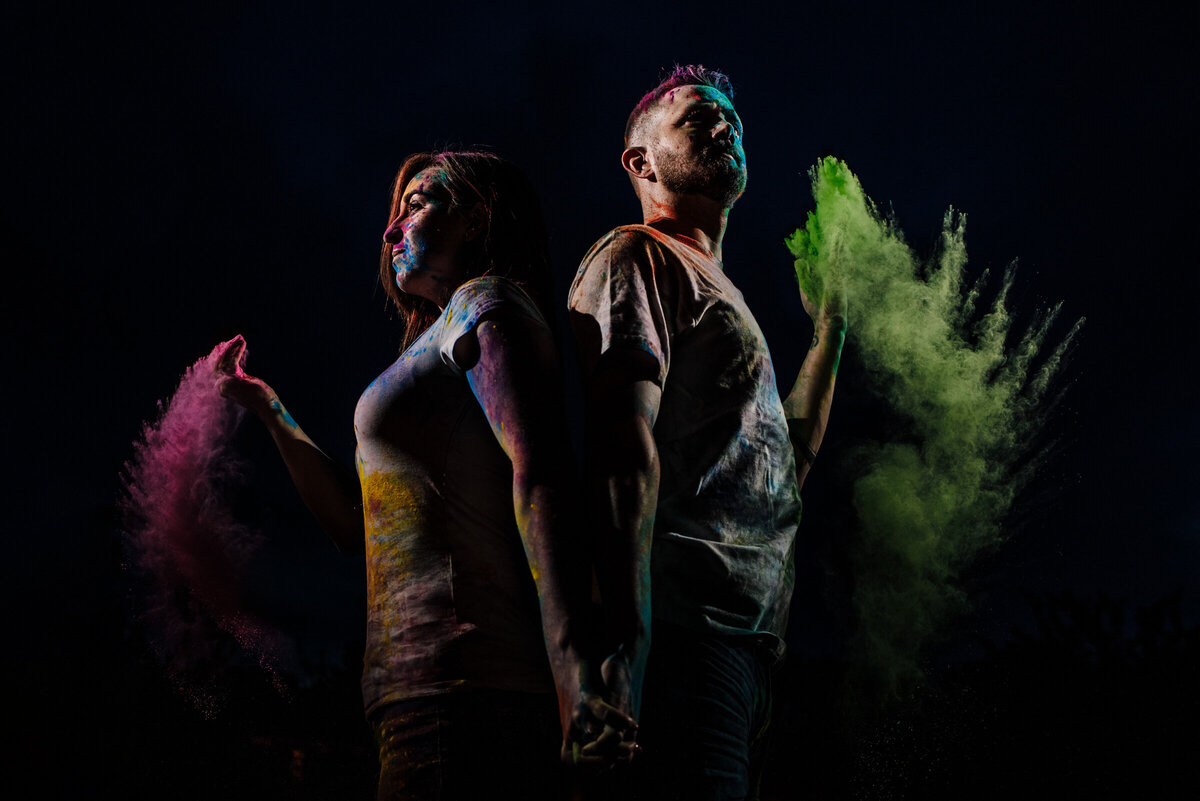 holi-powder-engagement-photo