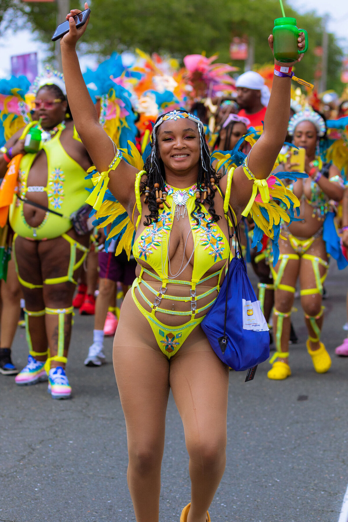 Photos of Masqueraders from Toronto Carnival 2023 - Sunlime Mas Band - Medium Band of The Year 2023-171