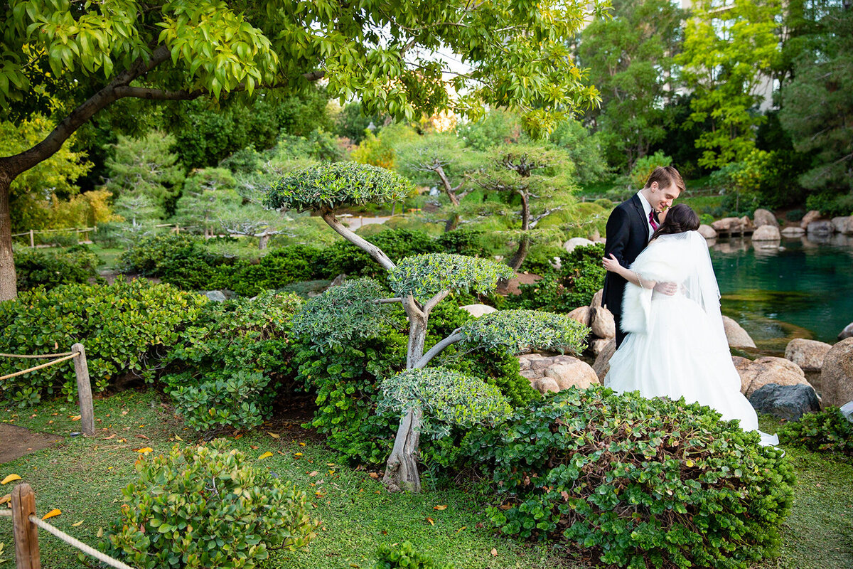 Japanese Friendship Garden wedding photos