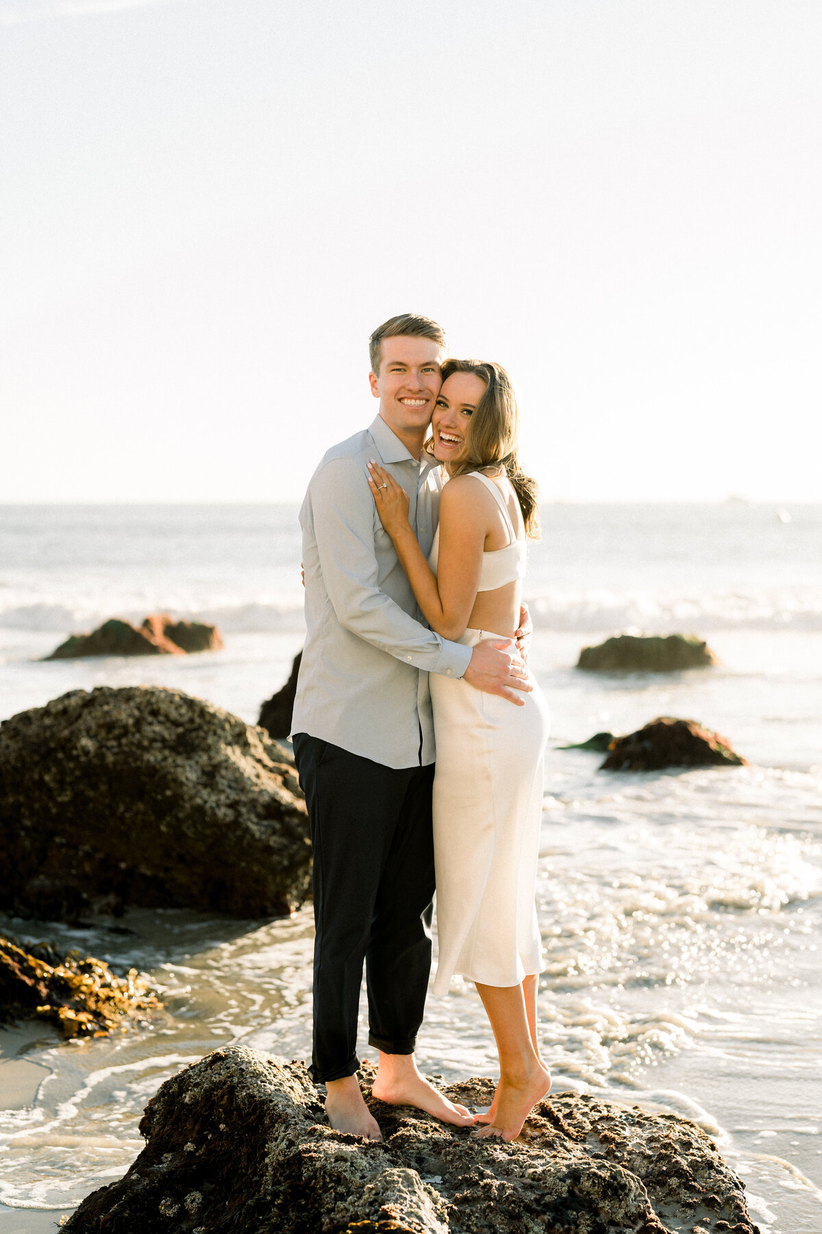 Kendall and Jonathon Engagement Newport Beach Corona Del Mar CDM _ Hello Blue  -1