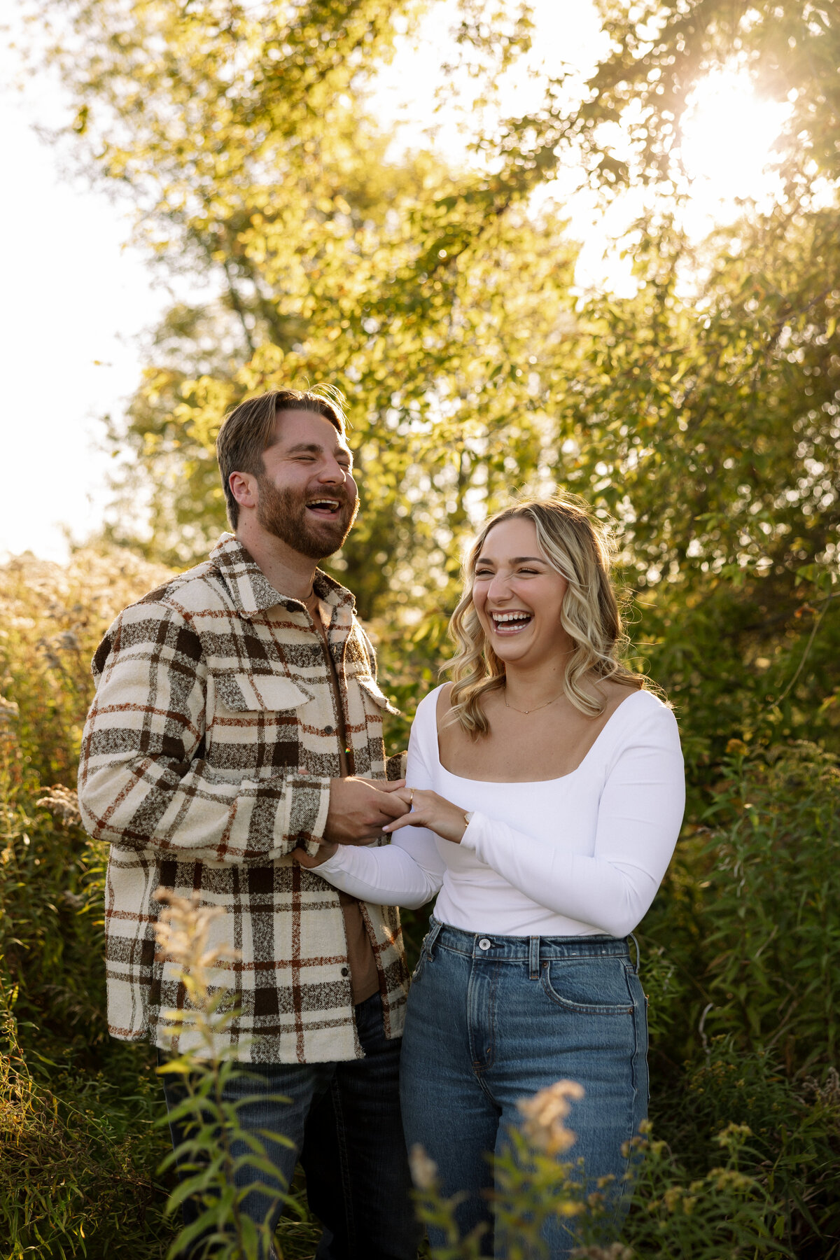Wisconsin State Park Engagement Photographer Pike Lake South Kettle Moraine Unit Creative Couples Session-13