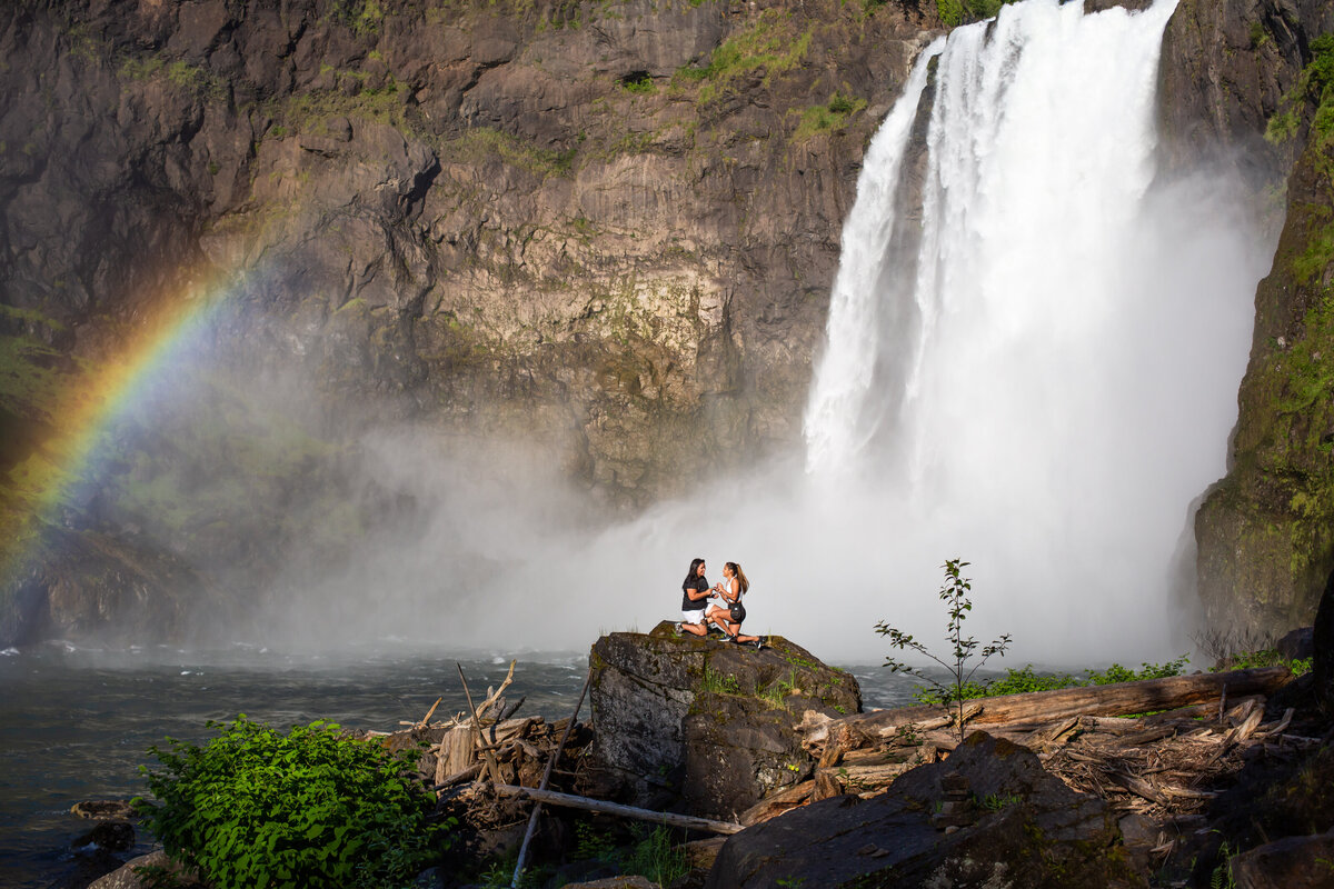 Snoqualmie falls surprise wedding proposal same sex couple103