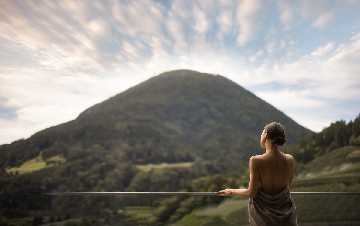 Waterstone - Dolce Vita Hotels - South Tyrol - Luxury Boutique Hotel - Alpiana_Sky Spa Terrace View