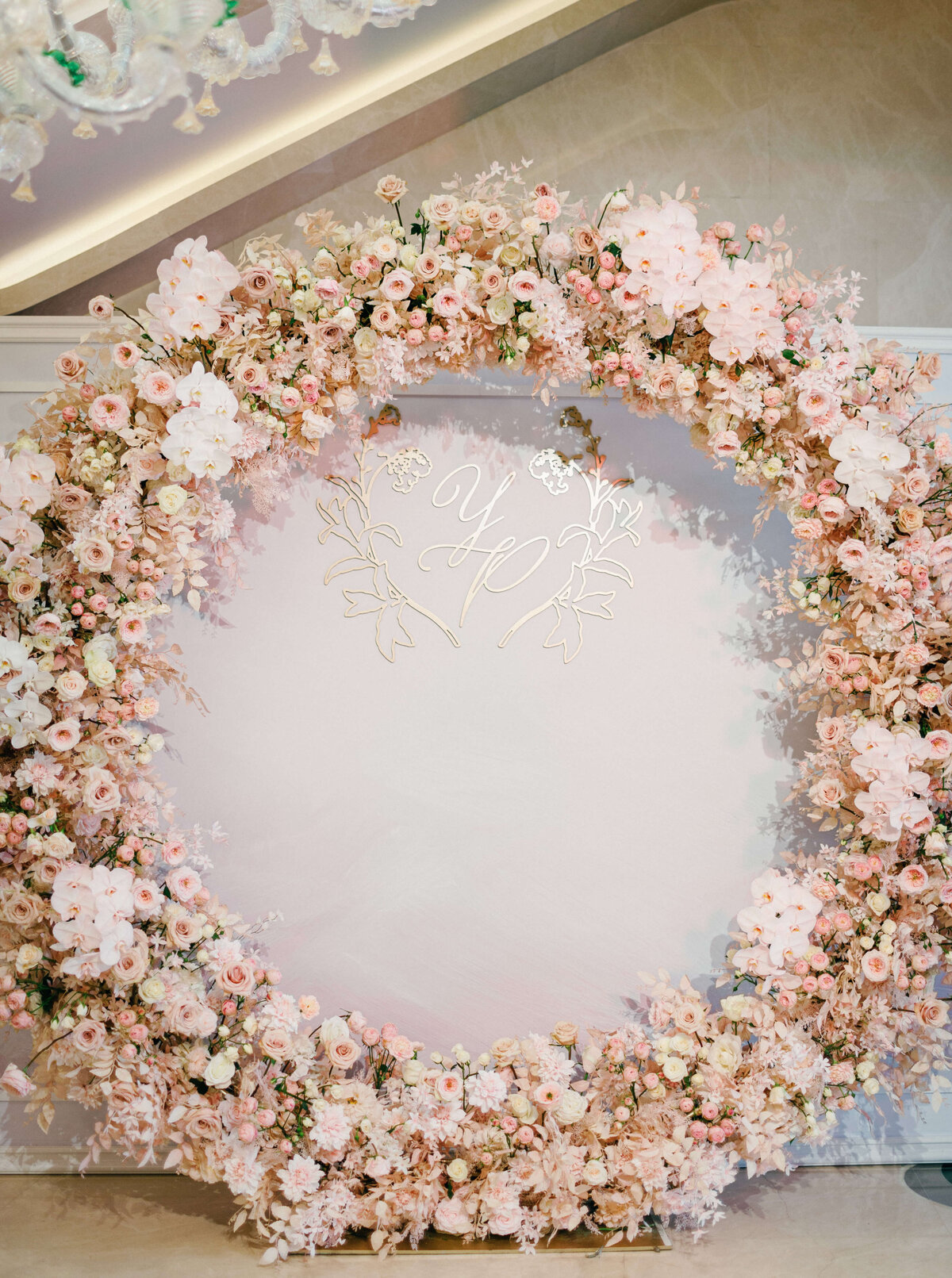 Hong Kong Convention Centre Round Floral Arch