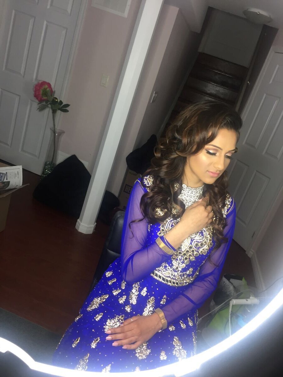 Flawless makeup application by a skilled artist in Ottawa