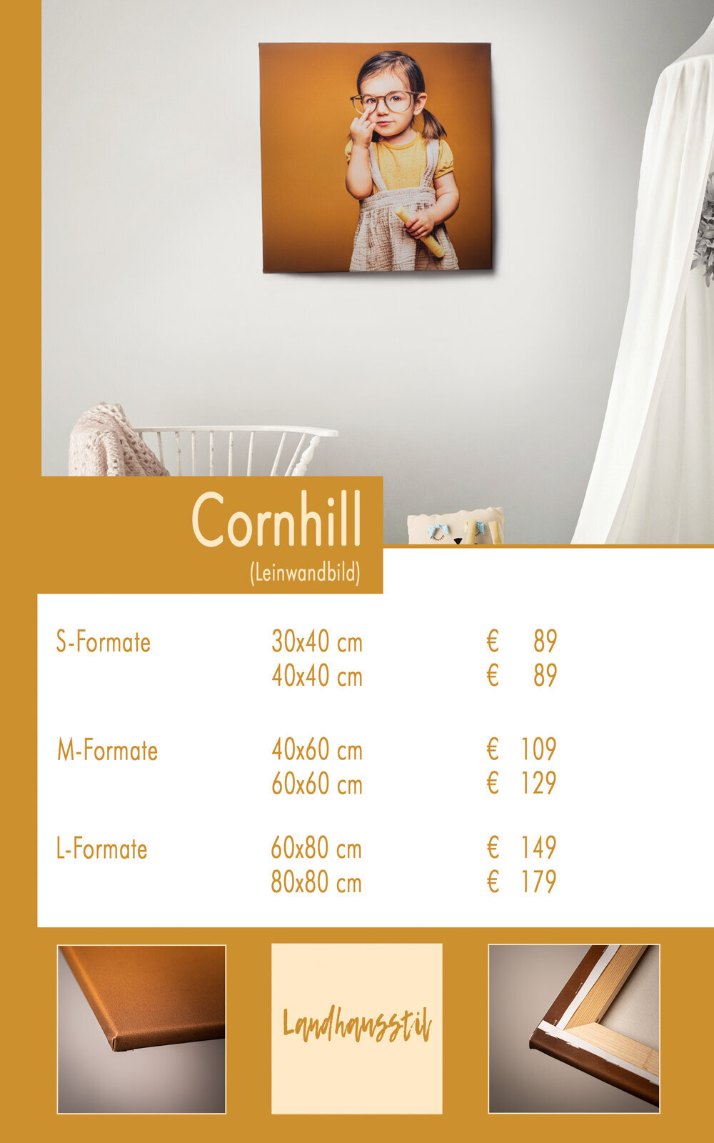 Preisliste Cornhill Ihr Fotograf 2025