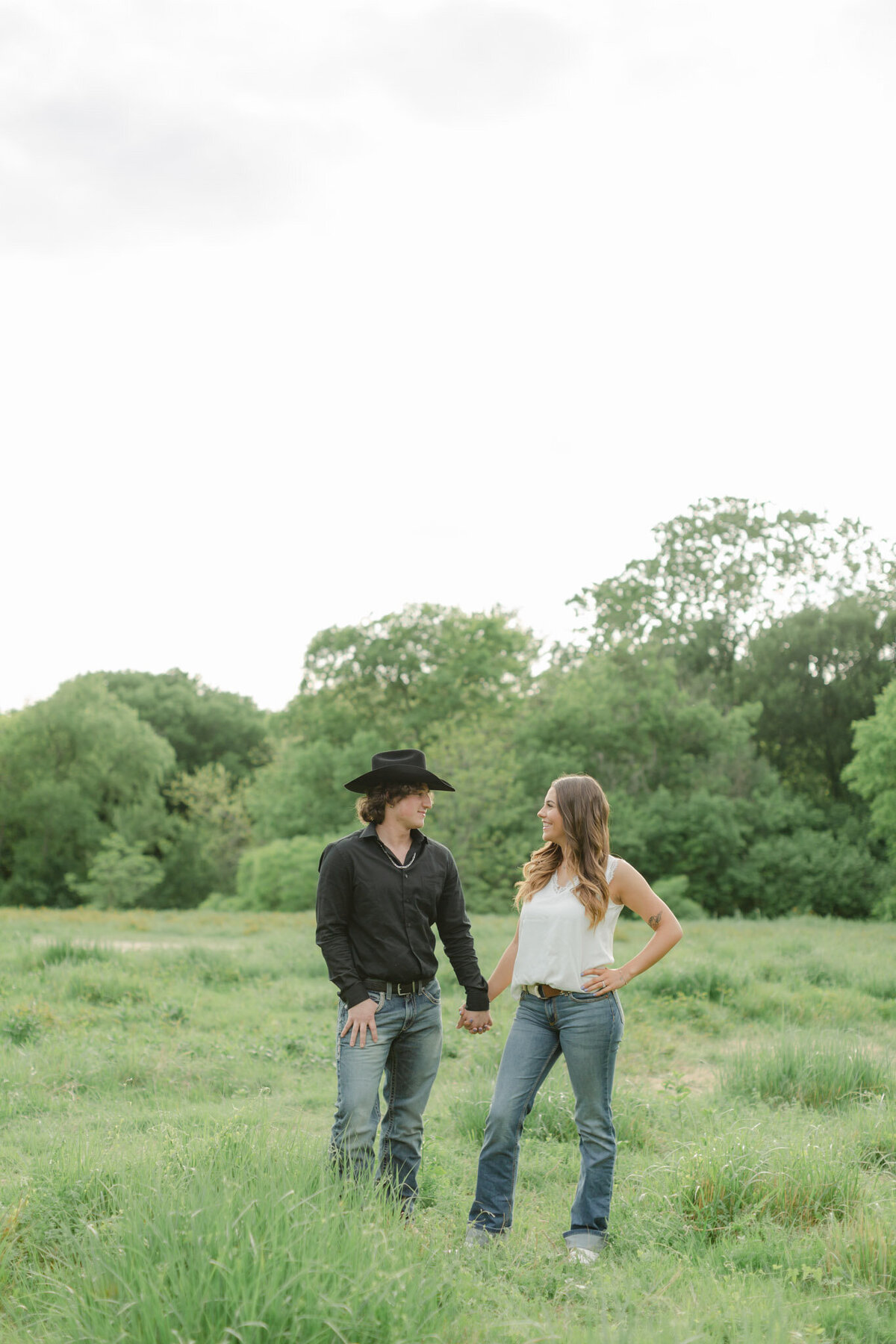 outdoor engagement session in texas